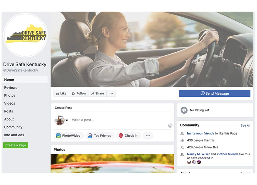 Drive Safe Kentucky Social Media