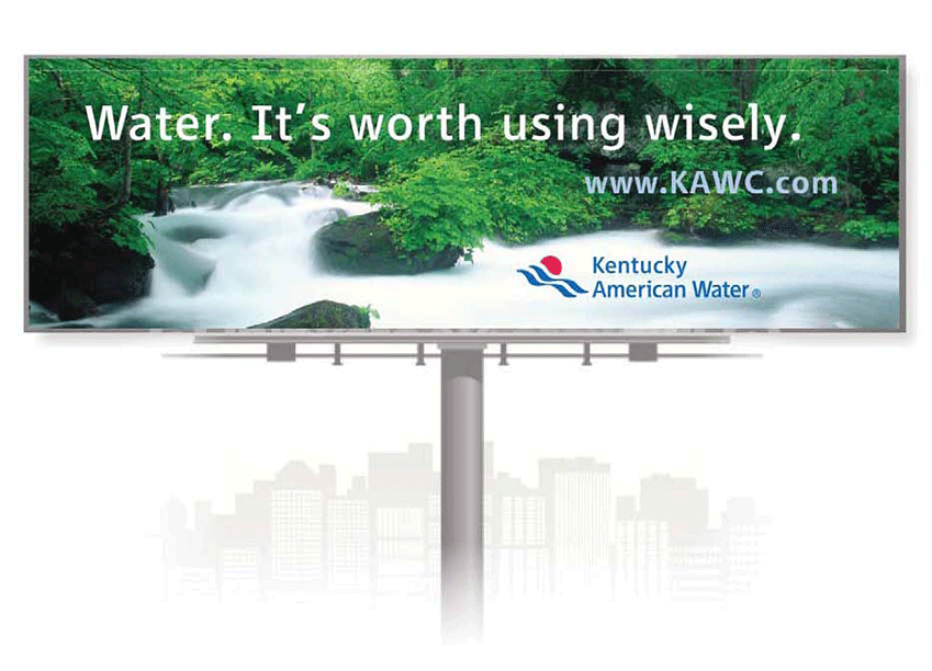 kentucky american water billboard