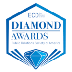 PRSA Diamond Awards Logo, Wiser Strategies Lexington, KY Wins Best In Show